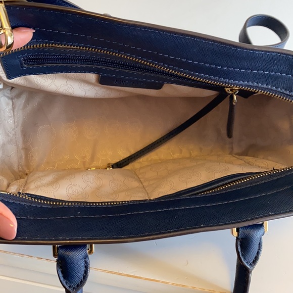 Michael Kors Navy Selma Bag, Medium Satchel - Picture 6 of 10